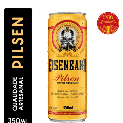 CERVEJA EISENBAHN PILSEN ML LT